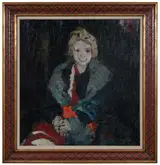 John R. Grabach, Little Helen With Green Shawl