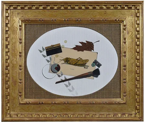 Gary T. Erbe, The Yellow Grasshopper, oil on canvas