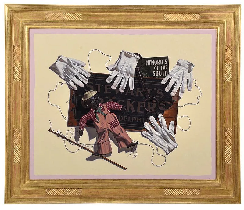 Strings by Gary T. Erbe, oil on canvas, sold Nov 2020