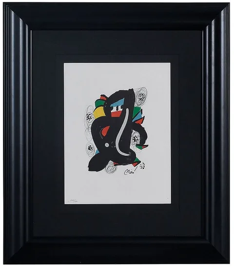 Joan Miró, Plate 6, 1980, color lithograph