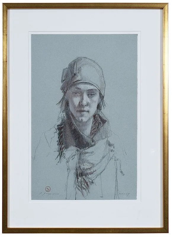 Tony Griffith, Nancy, mixed media on paper