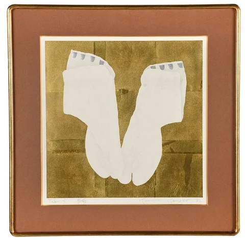 Kunio Kaneko, Tabi 4, 1982, woodblock print on paper