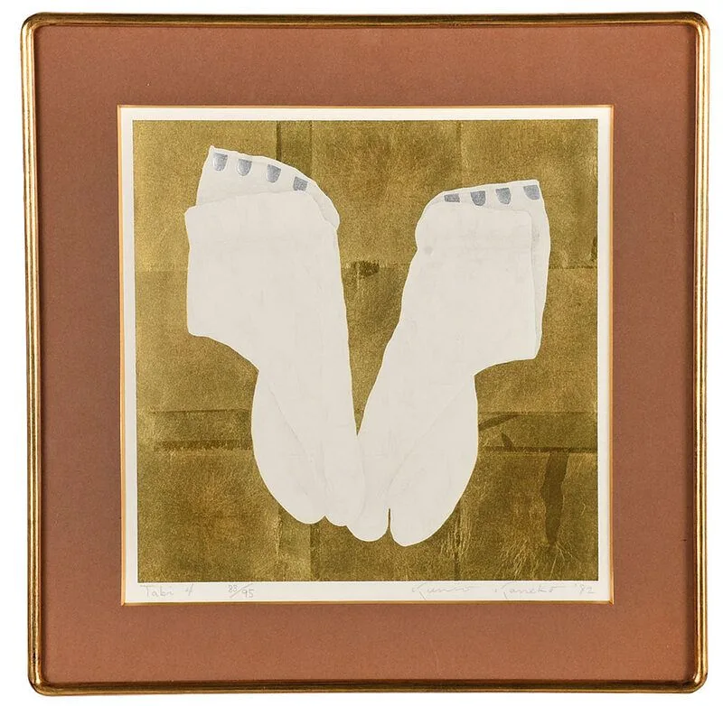 Kunio Kaneko, Tabi 4, 1982, woodblock print on paper