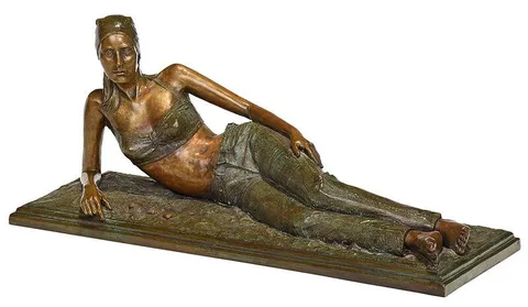 André Harvey, The Collector. 1974, patinated bronze,ÿ11 x