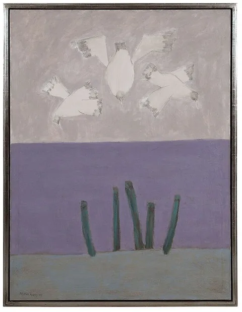Milton Avery, Birds Over Sea, 1957, oil on canvas