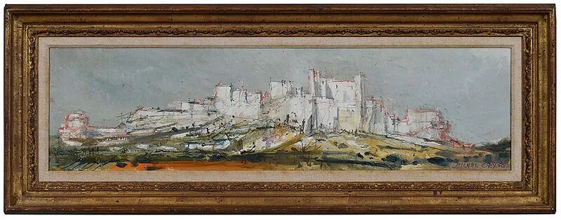 Michel Ciry, Les Baux,ÿ1960, oil on canvas
