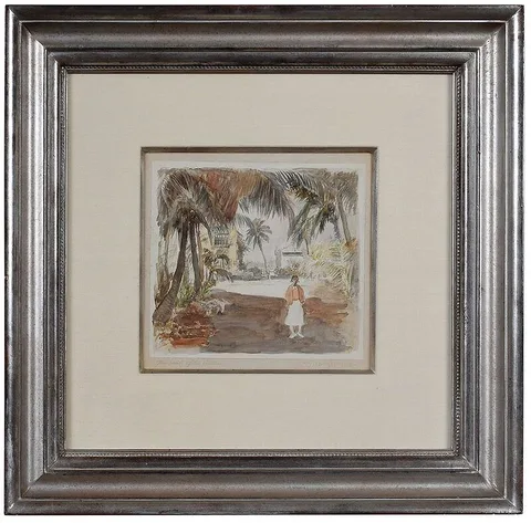 George Hand Wright, The Back of the Picture, graphite and watercolor on paper