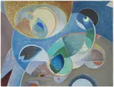 Will Henry Stevens, Blue Abstract