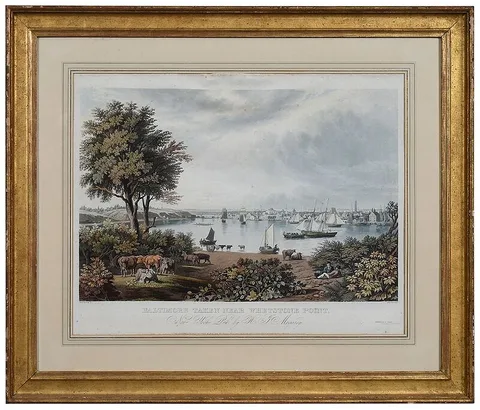 William James Bennett, Engraver, 1831, hand colored aquatint with engraving on wove paper