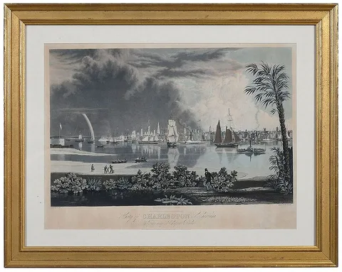 William James Bennett, Engraver, 1838, hand colored aquatint