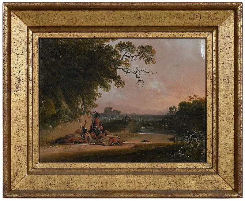 Joshua Shaw, Battle Scene in Georgia Near the Florida Line, c. 1838, oil on canvas