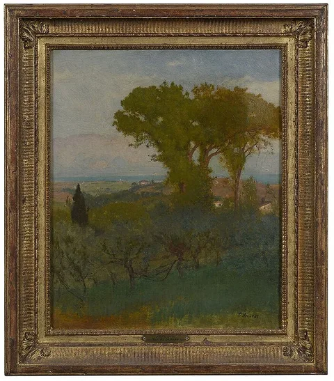 George Inness, Perugia, c. 1873-1880, oil on canvas