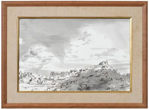 Van Day Truex, Capri, ink and ink wash on paper