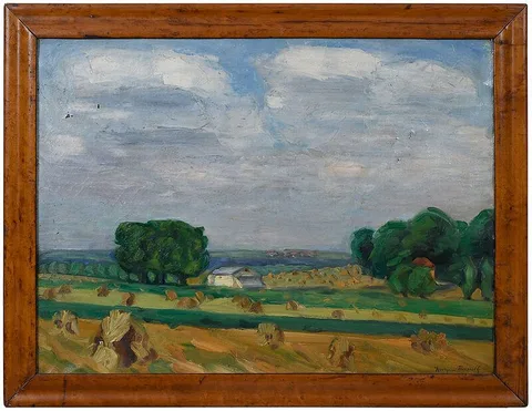 Morgan Russell, Hayshalks, oil on canvas