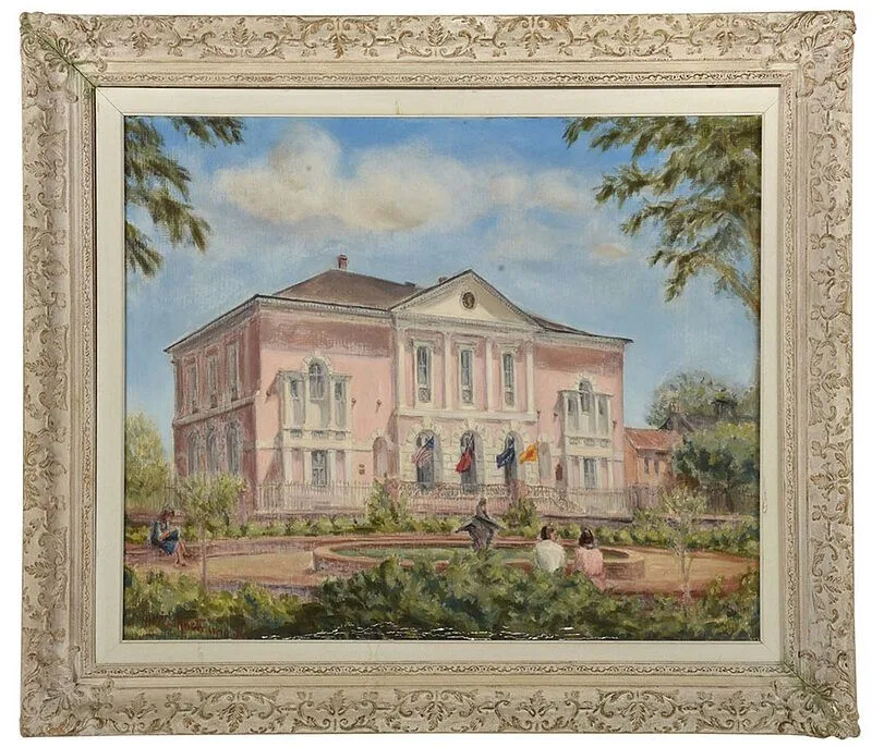 Alicia Rhett, Portrait of the Old Exchange Building, 1979, oil on canvas