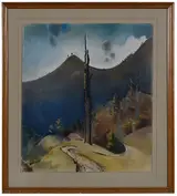 Will Henry Stevens, Landscape with Tree