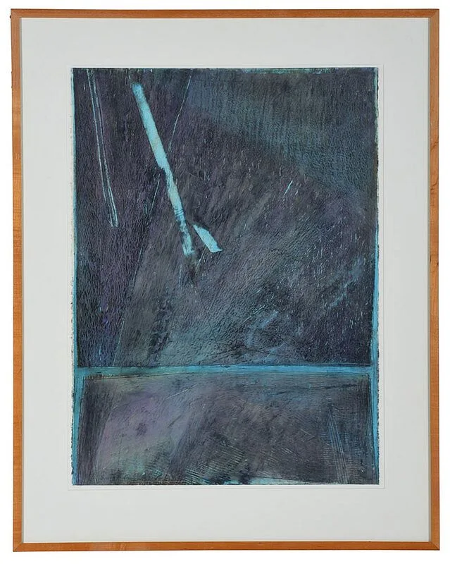 Herb Jackson, P68, 1981, oil crayon on paper