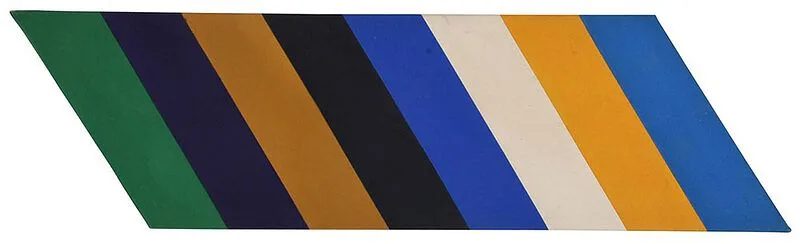 Red 21 by Thomas Downing, 1967, acrylic on canvas, sold Aug 2020