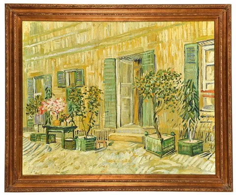 Vincent van Gogh, Extérieur d'un restaurant à Asnières, oil on canvas