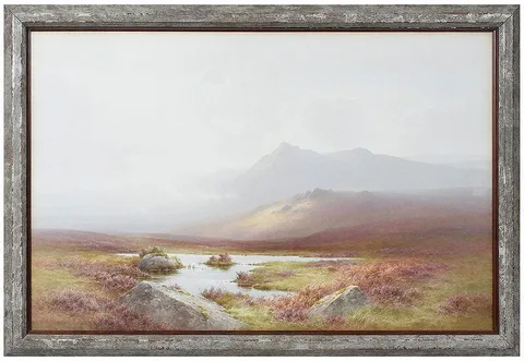 Charles Edward Brittan, Highland Landscape, watercolor on paper