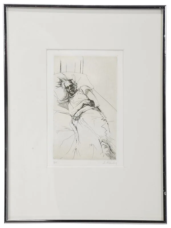 Sigmund Abeles, My Father, drypoint etching