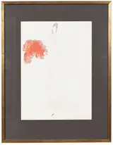 Triomphe, Parisienne with a Red Feather Fan, Brunk Auctions 2020