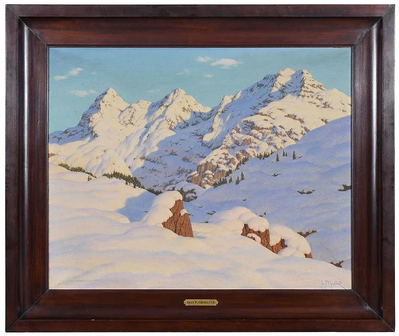 Ivan Fedorovich Choults?, ˜Lever du Soleil (Engadine), circa 1930-1932, oil on canvas