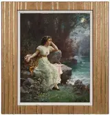 Hans Zatzka, Des Madchens Klage (The Maidens's Lament), after a poetic composition by Friedrich Schiller