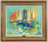 Nicola Simbari, Sails in Chioggia (no. 39)
