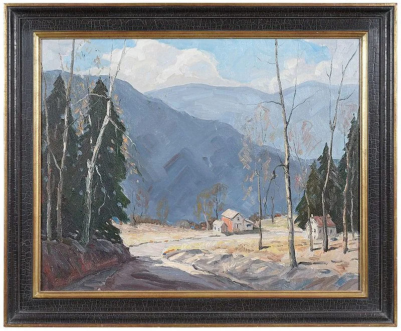 Melville Stark, Honesdale, Pennsylvania, oil on canvas
