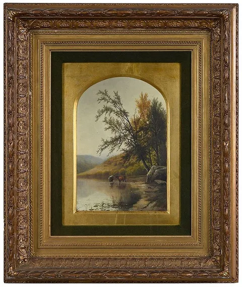 William Henry Hilliard, Summer Landscape, oil on canvas