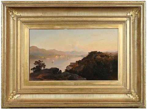 Hermann Fuechsel, The Foundry at Cold Spring, NY, oil on canvas