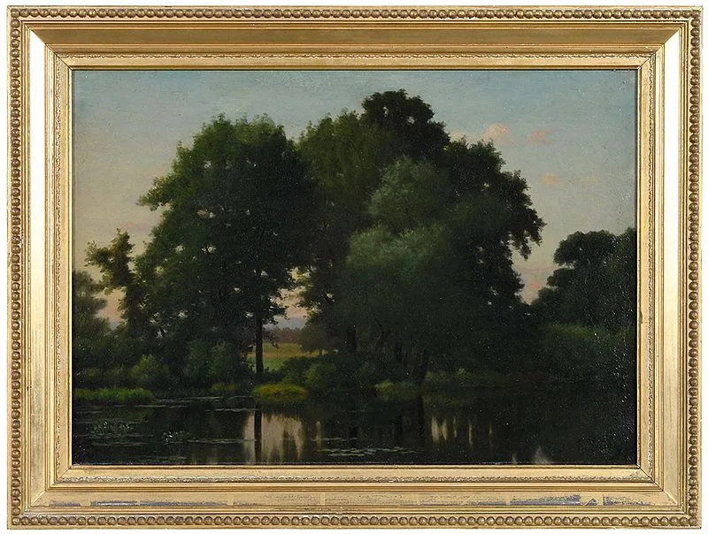 Alfred Ordway, New England Summer, oil on canvas