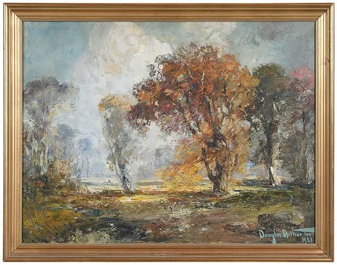 Douglas Arthur Teed, Michigan Landscape, 1921, oil on canvas