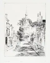 Alfred Heber Hutty, St. Phillips Church, Charleston Spires, ed 25/75