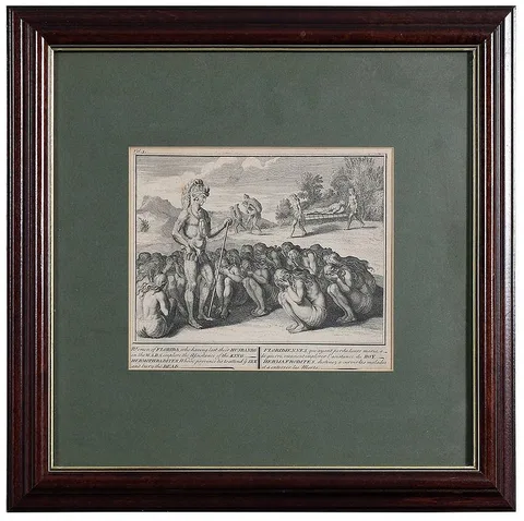 Theodor de Bry, The Chief Applied to by Women Whose Husbands Have Died in the War or by Disease,?from A Brief Narration of Europeans in Florida, 1591, engraving