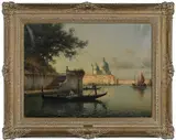 Antoine Bouvard, View of Basilica di Santa Maria della Salute, Venice