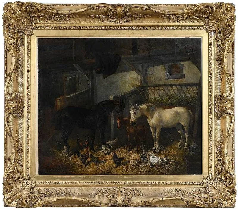 Sr. by John Frederick Herring, Sr., oil on canvas, sold Mar 2020