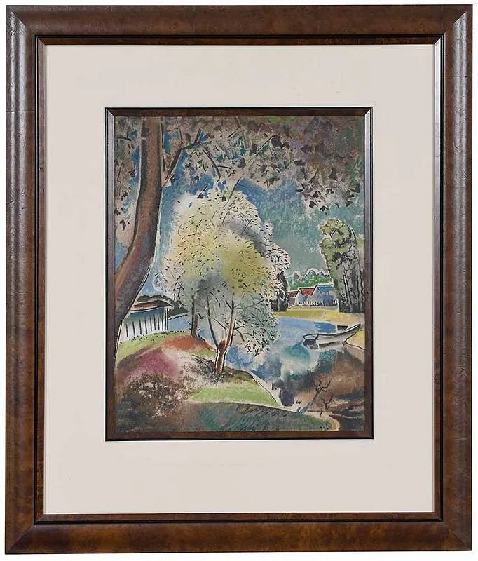 Will Henry Stevens, New Orleans Landscape, mixed media