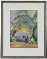 Will Henry Stevens, Landscape with Field and Barn