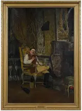 Solid Comfort After the Hunt, Brunk Auctions 2020