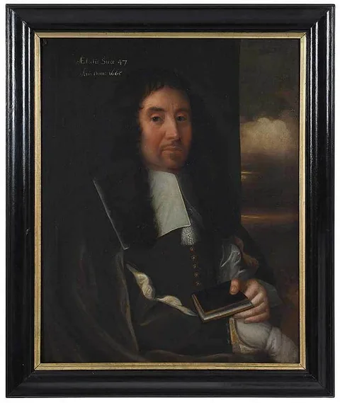 Continental School, Portrait of a Gentleman Holding a Book, 1665, oil on canvas