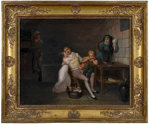 Louis-Léopold Boilly, The Prisoner, oil on canvas
