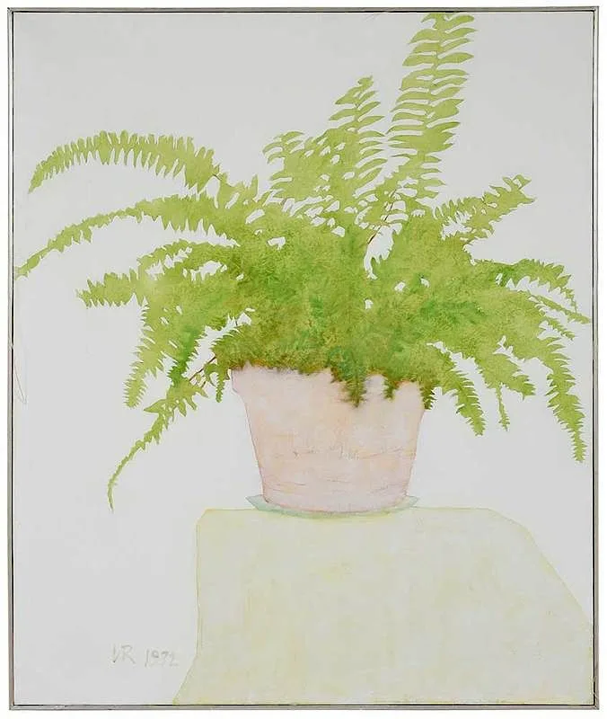 Veda Reed, Fern, 1972, oil on canvas