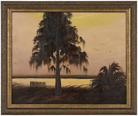 James Gibson, Highwayman Florida Pine, oil on board