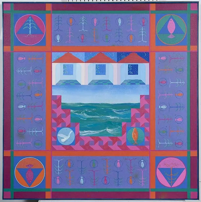 Alvina McCormick, Untitled, 1972, oil on canvas