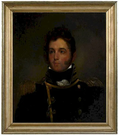 John Wesley Jarvis, Portrait of Admiral Oliver Hazard Perry, oil on canvas