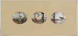 David Hagerbaumer, Wildlife Triptych featuring Ruffled Grouse, Woodcock, and Turkey, each signed "David Hagerbaumer 1966