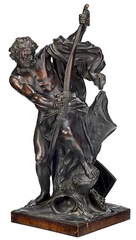 Ulysses by Jacques Bousseau, patinated bronze, sold Dec 2019