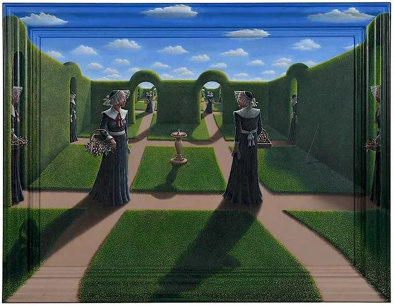 P. J. Crook, Time is, Time Was, Times Past, oil on canvas